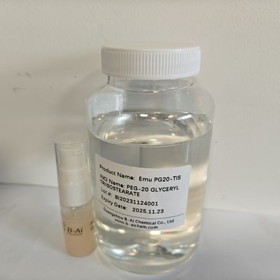 Cas 86846 21 1 Peg 20 Glicerilo triisostearato Desmaquillador para el cuidado de la piel Emulsionante para limpieza de aceites