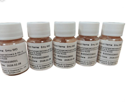 Cyclopentasiloxane y PEG-10 Dimethicone y Disteardimonium Hectorite y Silica Dimethyl Silylate para Cosméticos de Color